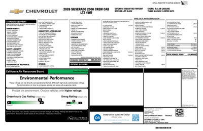 2026 Chevrolet Silverado 2500 HD LTZ