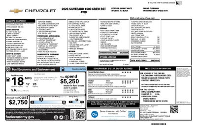 2026 Chevrolet Silverado 1500 RST