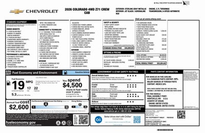 2026 Chevrolet Colorado Z71