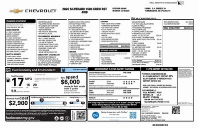 2026 Chevrolet Silverado 1500 RST
