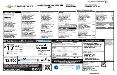 2026 Chevrolet Silverado 1500 RST