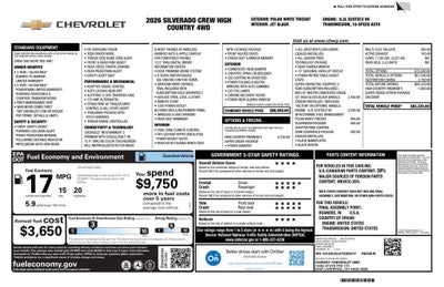 2026 Chevrolet Silverado 1500 High Country