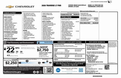 2026 Chevrolet Traverse LT