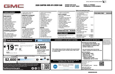 2026 GMC Canyon AT4
