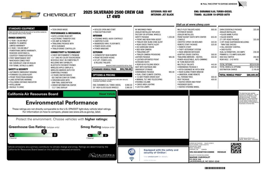 2025 Chevrolet Silverado 2500 HD LT