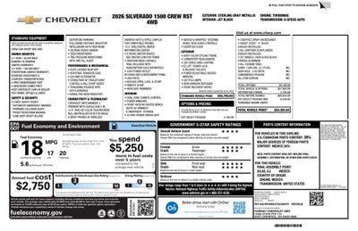 2026 Chevrolet Silverado 1500 RST