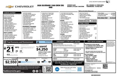 2026 Chevrolet Silverado 1500 ZR2