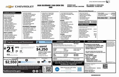 2026 Chevrolet Silverado 1500 ZR2