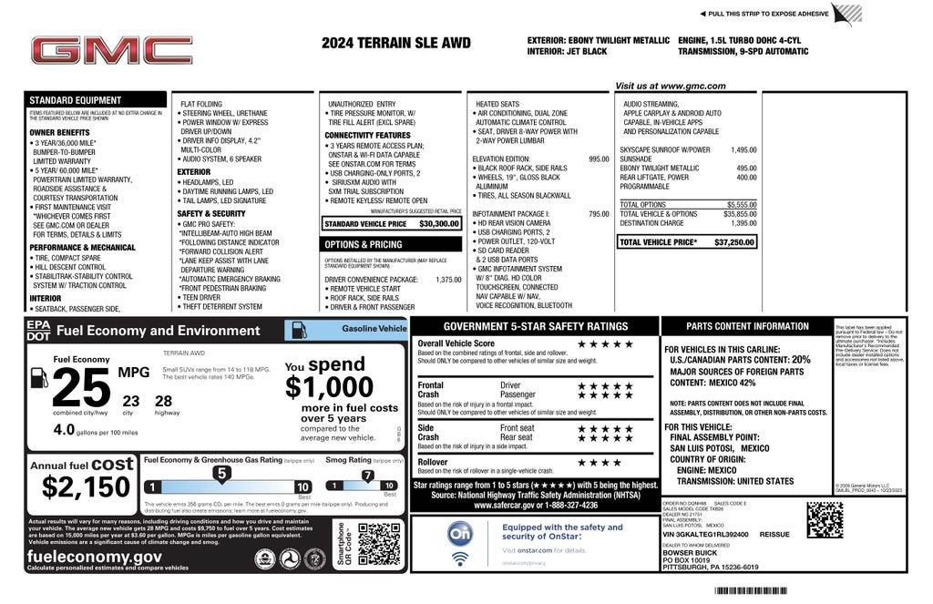 2024 GMC Terrain SLE