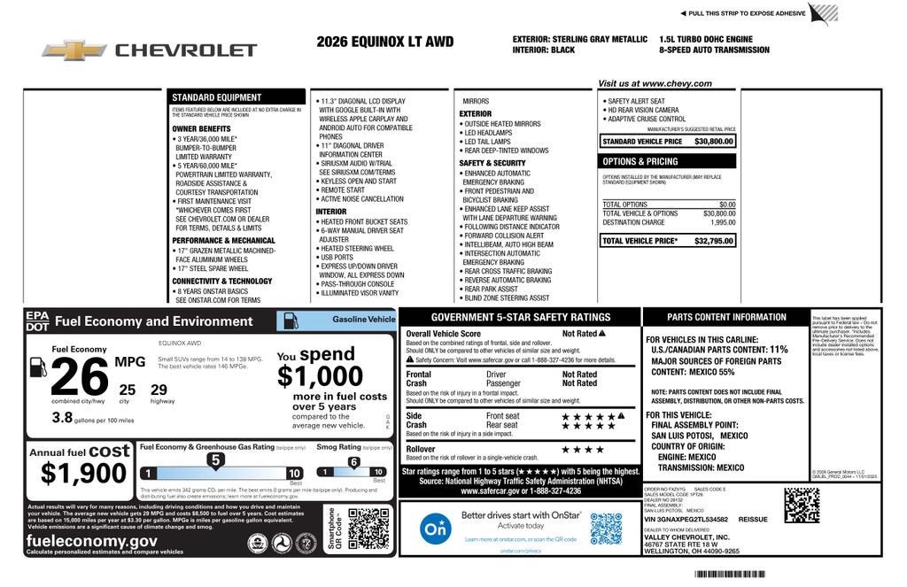 2026 Chevrolet Equinox LT