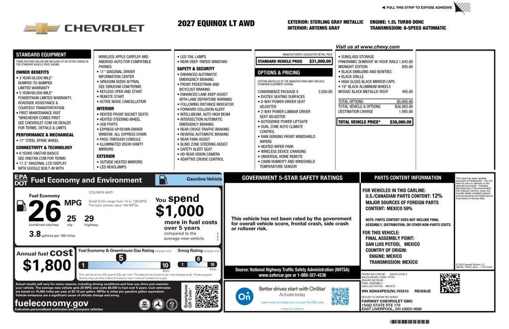 2027 Chevrolet Equinox LT