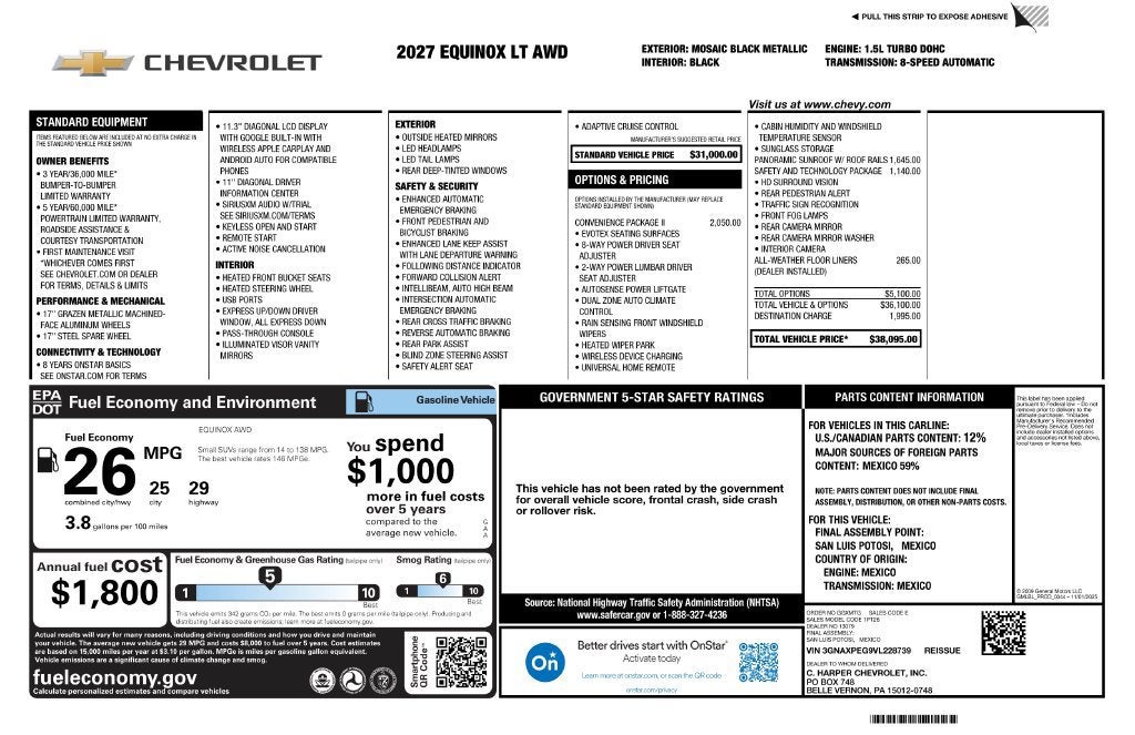 2027 Chevrolet Equinox LT