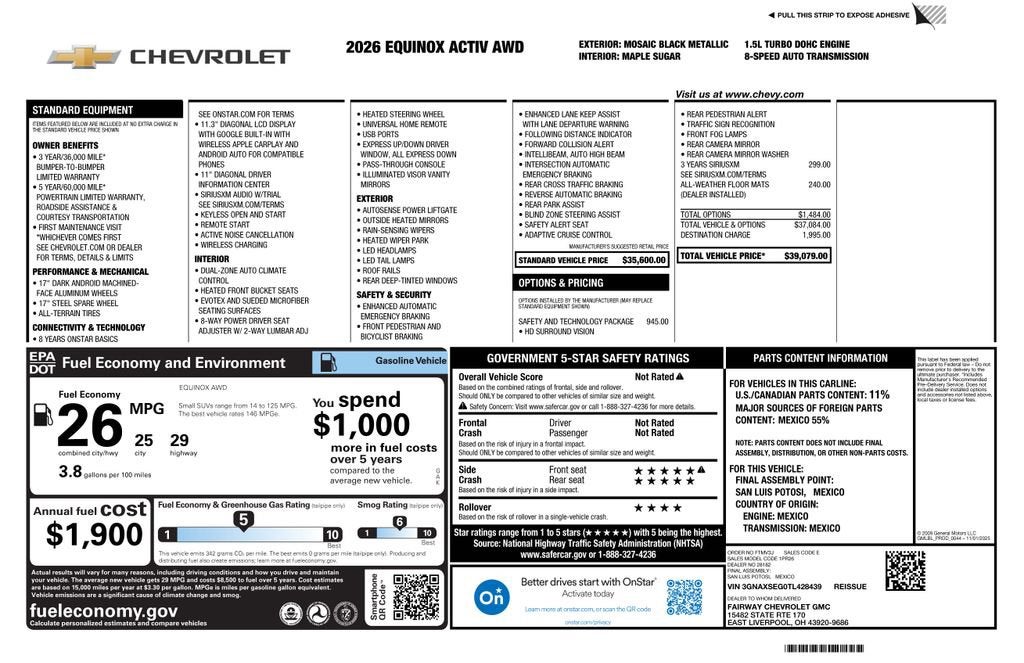 2026 Chevrolet Equinox ACTIV