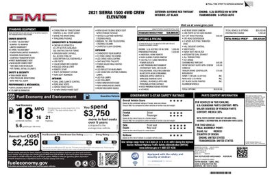 2021 GMC Sierra 1500 Elevation