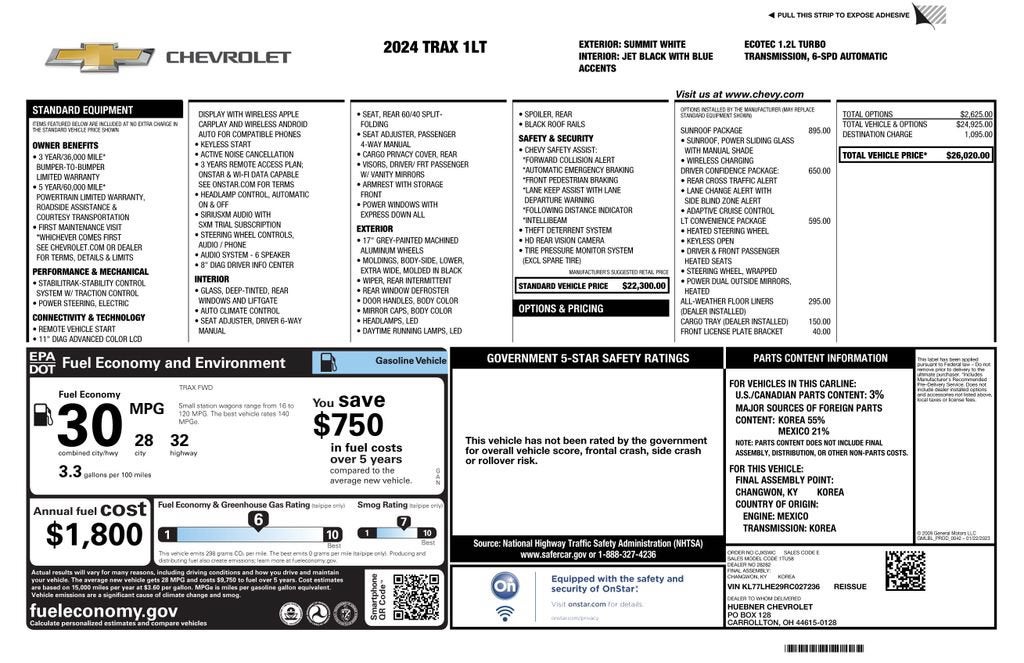 2024 Chevrolet Trax LT